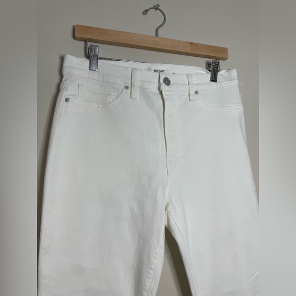 Hudson Barbara High Waist Super Skinny Ankle White Jeans NWT - Picture 9 of 16
